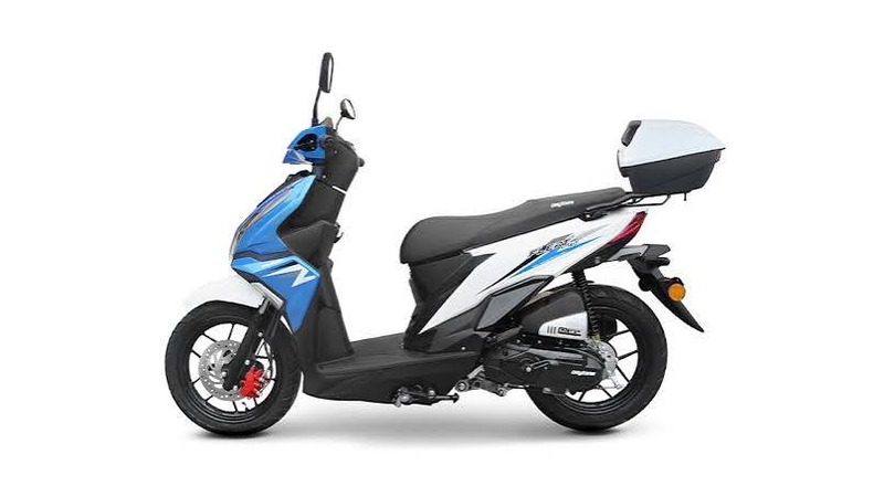 Daytona Flert 110cc scooter rental Heraklion - strong automatic city scooter in Crete