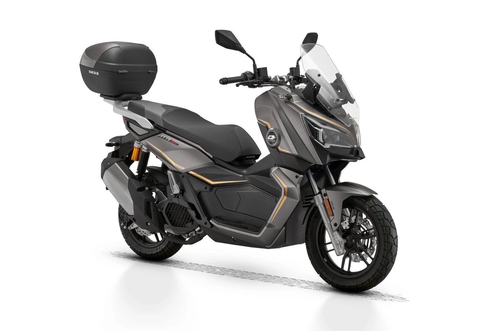 QJ Motor ATR 125 adventure bike rental Heraklion Crete - 125cc recommended for long distance touring