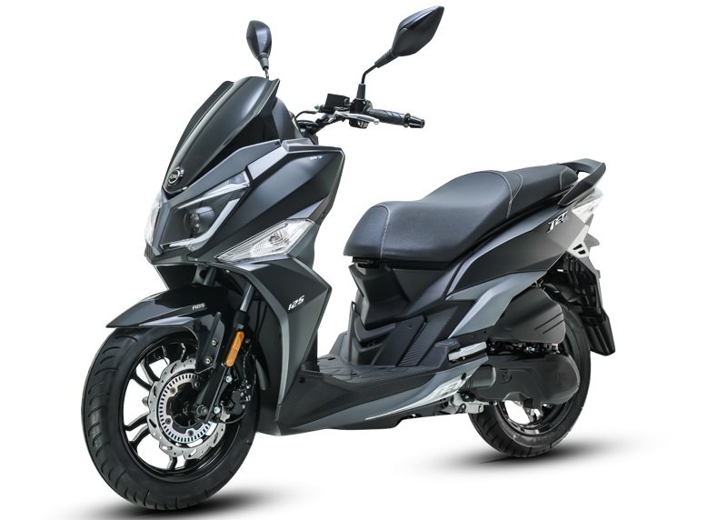 SYM Jet 125cc sporty scooter rental Heraklion Crete - keyless automatic 125 motorbike
