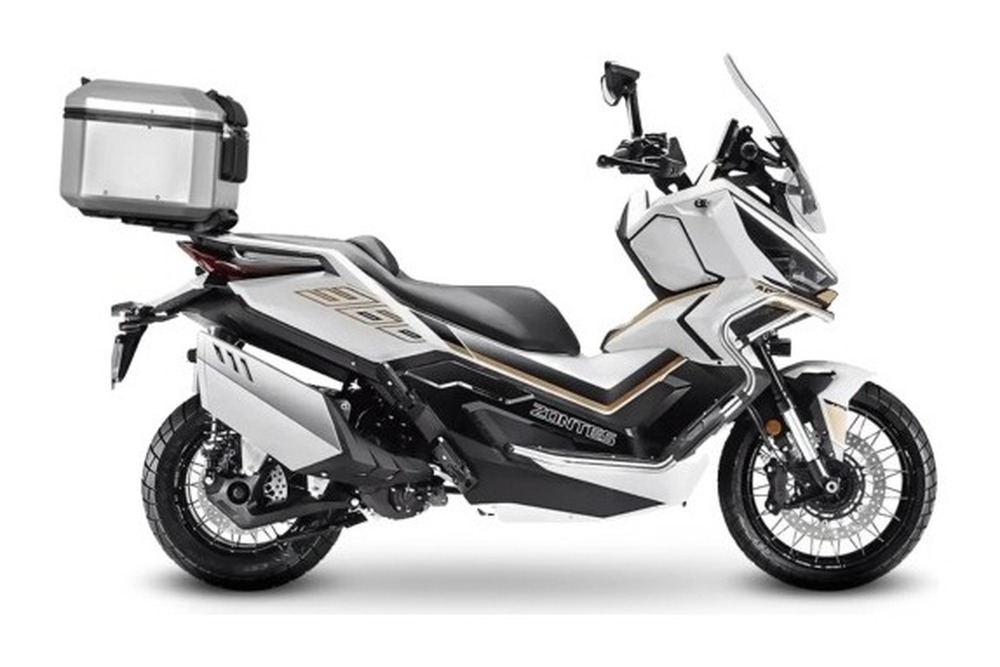 Zontes G368 adventure scooter rental Heraklion - 368cc 40hp crossover scooter with ABS to explore Crete
