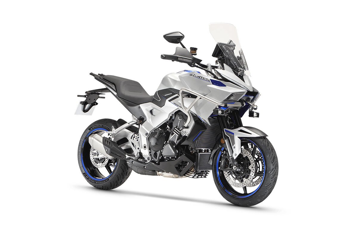 Zontes 703T motorcycle rental Heraklion - 699cc 95.2hp manual gearbox motorcycle, A license required